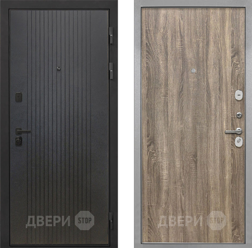 Дверь Интекрон (INTECRON) Профит Black ФЛ-295 Гладкая Дуб турин в Серпухове