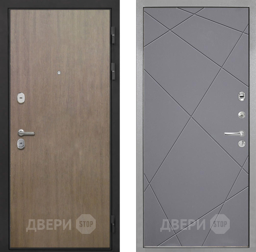 Дверь Интекрон (INTECRON) Гектор Венге Коричневый Лучи-М Графит софт в Серпухове