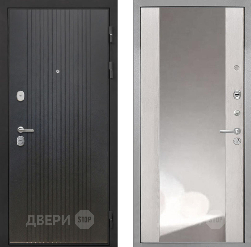 Входная металлическая Дверь Интекрон (INTECRON) Гектор ФЛ-295 ФЛЗ-516 Зеркало Сосна белая в Серпухове