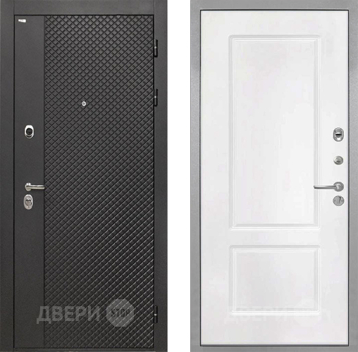 Дверь Интекрон (INTECRON) Олимпия Black 4К КВ-2 Белый матовый в Серпухове