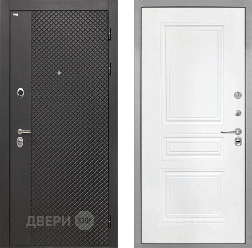 Дверь Интекрон (INTECRON) Олимпия Black 4К ФЛ-243 Белый матовый в Серпухове