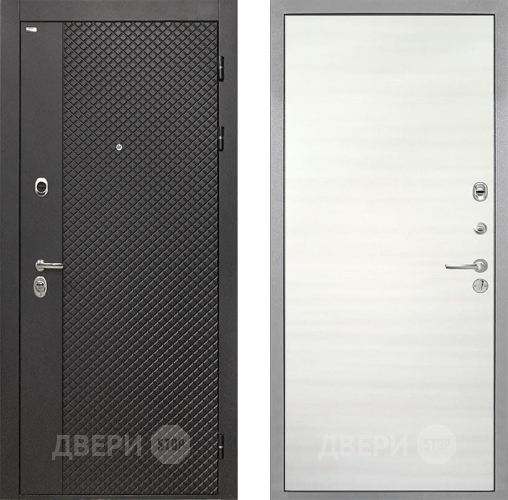 Дверь Интекрон (INTECRON) Олимпия Black 4К Гладкая Дуб сильвер поперечный в Серпухове