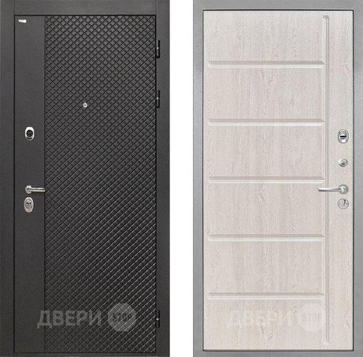 Дверь Интекрон (INTECRON) Олимпия Black 4К ФЛ-102 Сосна белая в Серпухове