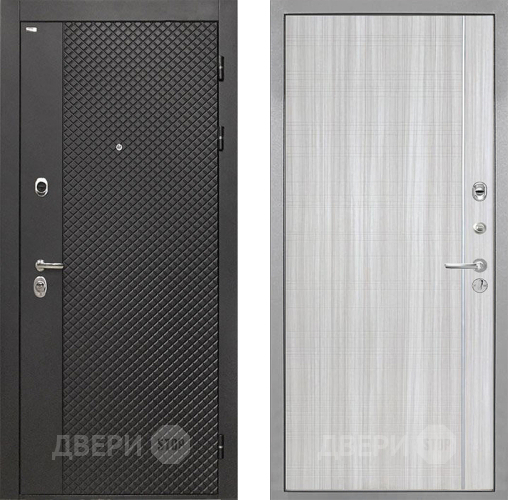 Дверь Интекрон (INTECRON) Олимпия Black 4К В-07 с молдингом Сандал белый в Серпухове