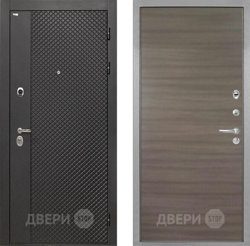 Дверь Интекрон (INTECRON) Олимпия Black 4К Гладкая Дуб тоскано поперечный в Серпухове