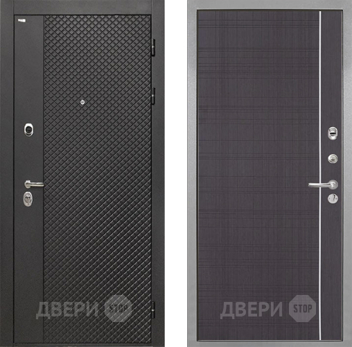 Дверь Интекрон (INTECRON) Олимпия Black 4К В-07 с молдингом Венге в Серпухове