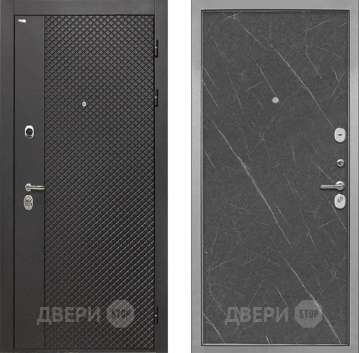 Дверь Интекрон (INTECRON) Олимпия Black 4К Гладкая Гранит лава оникс в Серпухове