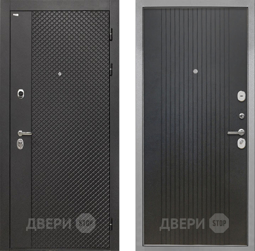 Дверь Интекрон (INTECRON) Олимпия Black 4К ФЛ-295 Лофт черный в Серпухове