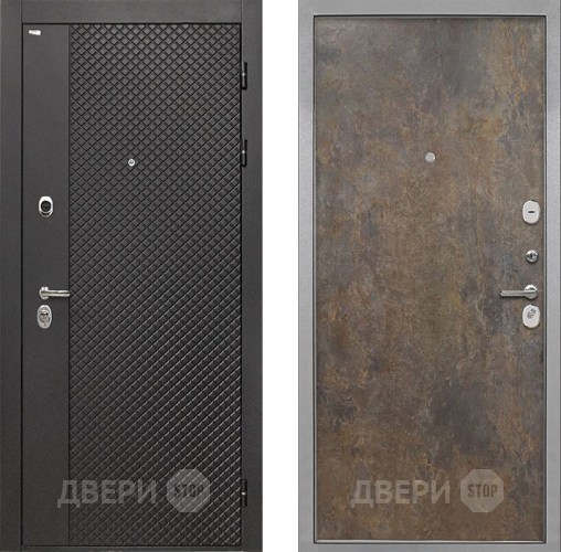 Дверь Интекрон (INTECRON) Олимпия Black 4К Гладкая Гранж в Серпухове