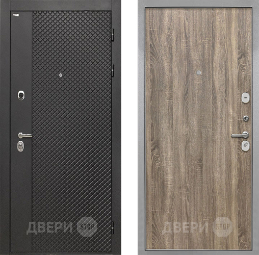 Дверь Интекрон (INTECRON) Олимпия Black 4К Гладкая Дуб турин в Серпухове