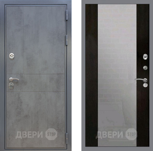 Дверь Рекс (REX) ФЛ-290 СБ-16 Зеркало Венге в Серпухове