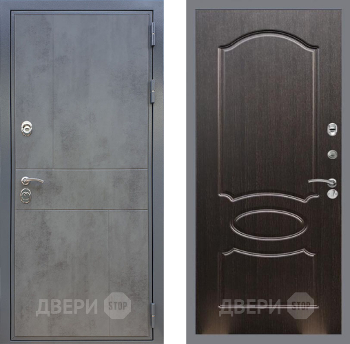 Входная металлическая Дверь Рекс (REX) ФЛ-290 FL-128 Венге светлый в Серпухове