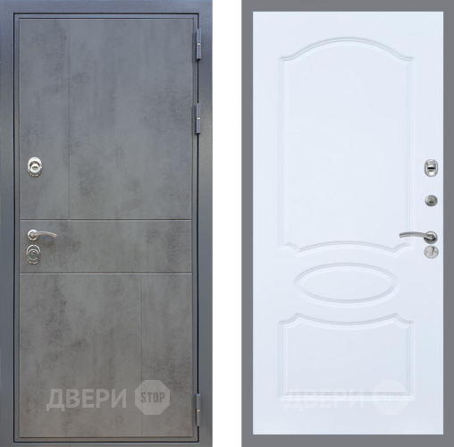 Дверь Рекс (REX) ФЛ-290 FL-128 Силк Сноу в Серпухове