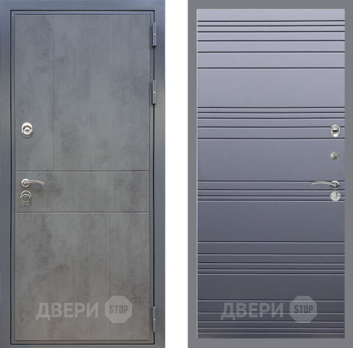 Дверь Рекс (REX) ФЛ-290 Line Силк титан в Серпухове