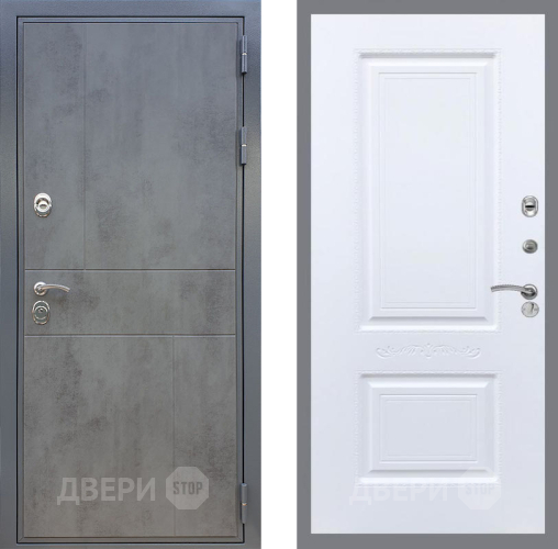 Дверь Рекс (REX) ФЛ-290 Смальта Силк Сноу в Серпухове