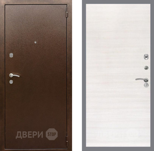 Входная металлическая Дверь Рекс (REX) 1А Медный Антик GL Акация в Серпухове