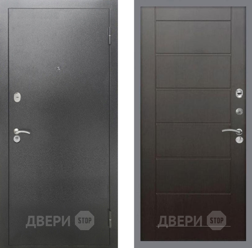 Дверь Рекс (REX) 2А Серебро Антик Сити Венге в Серпухове