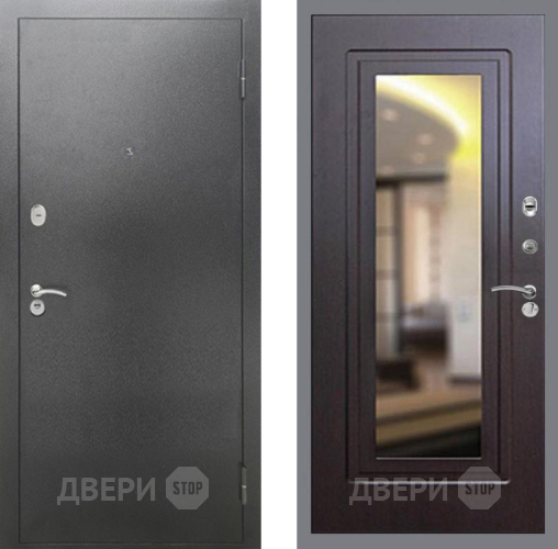 Дверь Рекс (REX) 2А Серебро Антик FLZ-120 Венге в Серпухове