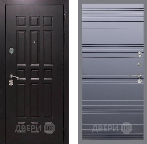 Дверь Рекс (REX) 8 Line Силк титан в Серпухове