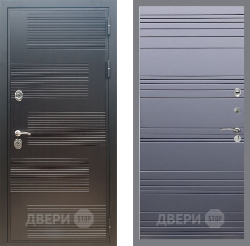 Входная металлическая Дверь Рекс (REX) премиум 185 Line Силк титан в Серпухове