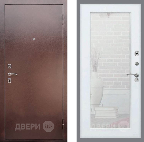 Дверь Рекс (REX) 1 Зеркало Пастораль Силк Сноу в Серпухове