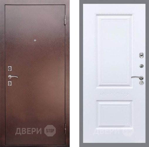 Входная металлическая Дверь Рекс (REX) 1 Смальта Силк Сноу в Серпухове