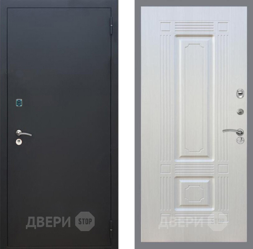 Дверь Рекс (REX) 1A Черный Муар FL-2 Лиственница беж в Серпухове