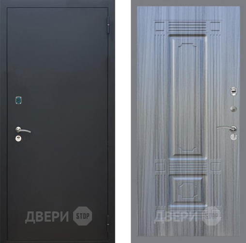 Дверь Рекс (REX) 1A Черный Муар FL-2 Сандал грей в Серпухове