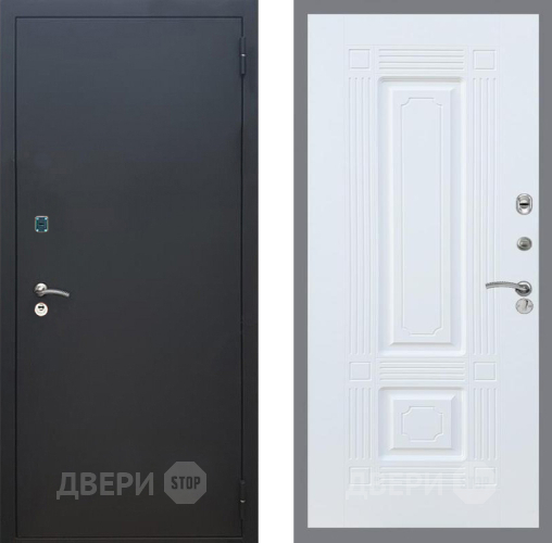 Дверь Рекс (REX) 1A Черный Муар FL-2 Силк Сноу в Серпухове