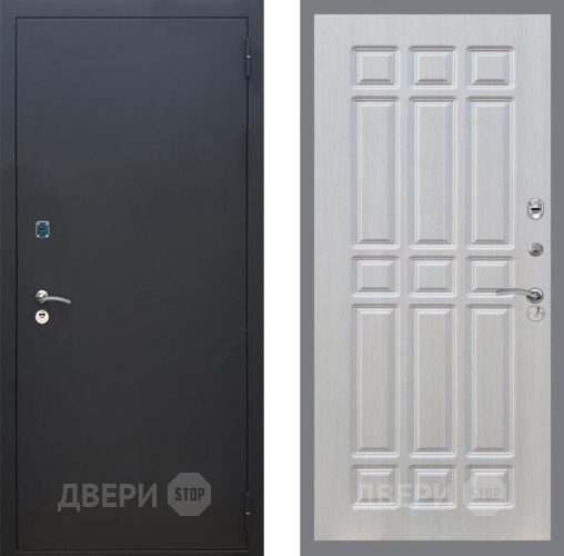 Дверь Рекс (REX) 1A Черный Муар FL-33 Лиственница беж в Серпухове