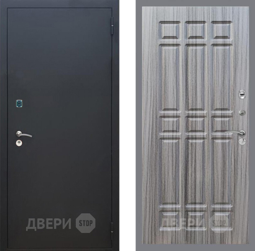 Дверь Рекс (REX) 1A Черный Муар FL-33 Сандал грей в Серпухове