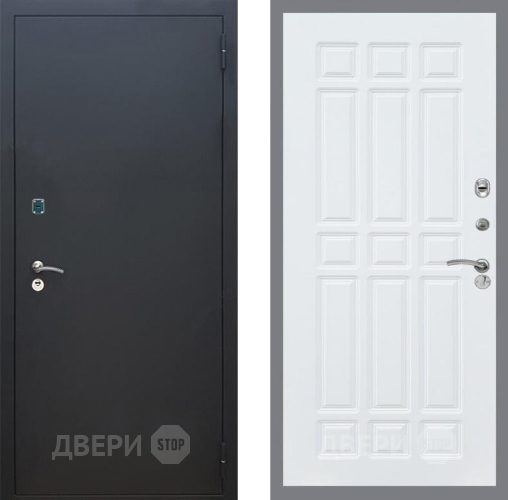 Дверь Рекс (REX) 1A Черный Муар FL-33 Силк Сноу в Серпухове