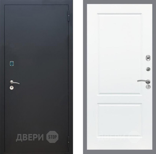 Дверь Рекс (REX) 1A Черный Муар FL-117 Силк Сноу в Серпухове