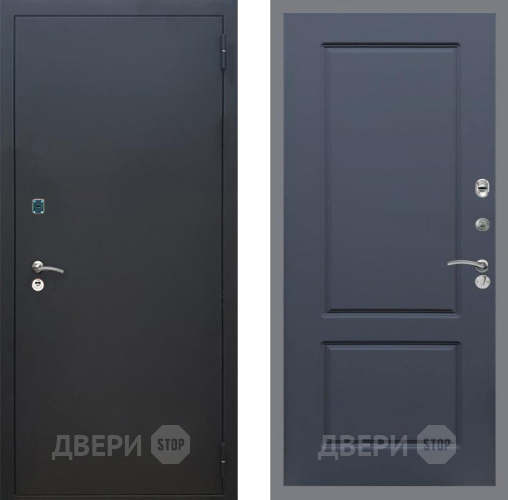Дверь Рекс (REX) 1A Черный Муар FL-117 Силк титан в Серпухове