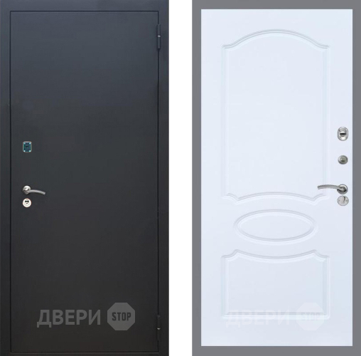 Дверь Рекс (REX) 1A Черный Муар FL-128 Силк Сноу в Серпухове