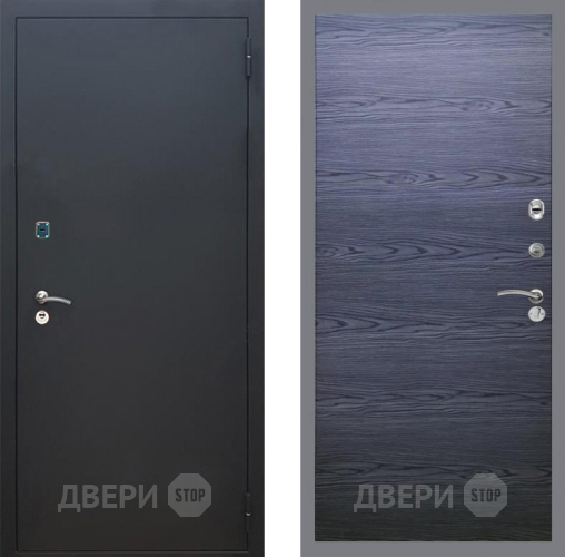 Дверь Рекс (REX) 1A Черный Муар GL Дуб тангенальный черный в Серпухове