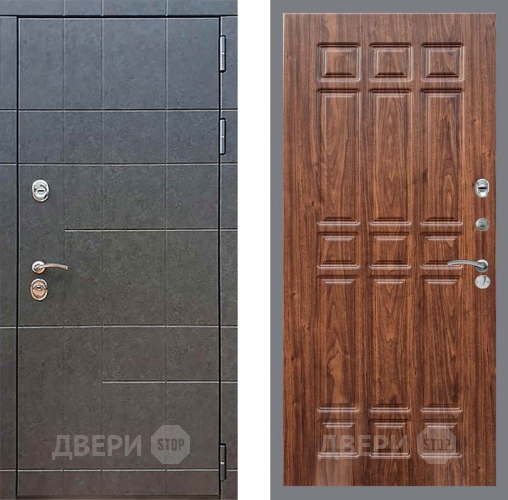 Входная металлическая Дверь Рекс (REX) 21 FL-33 орех тисненый в Серпухове