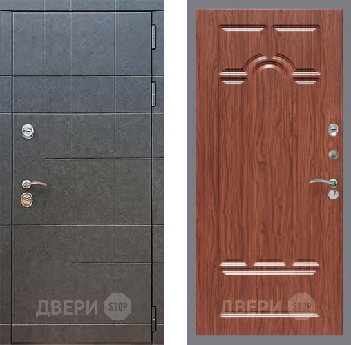 Входная металлическая Дверь Рекс (REX) 21 FL-58 орех тисненый в Серпухове