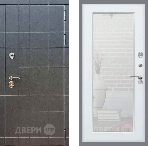 Дверь Рекс (REX) 21 Зеркало Пастораль Белый ясень в Серпухове