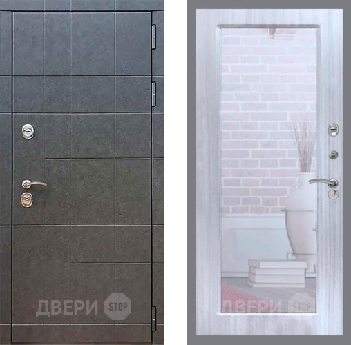 Дверь Рекс (REX) 21 Зеркало Пастораль Сандал белый в Серпухове