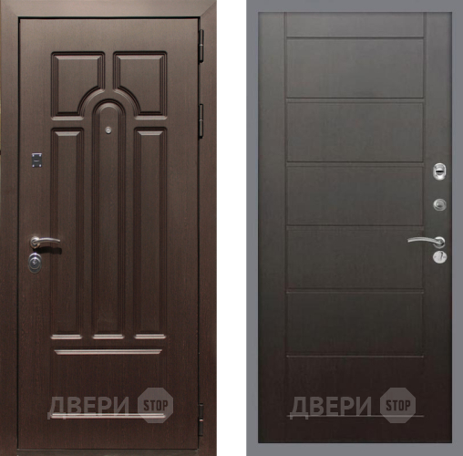 Входная металлическая Дверь Рекс (REX) Эврика Сити Венге в Серпухове