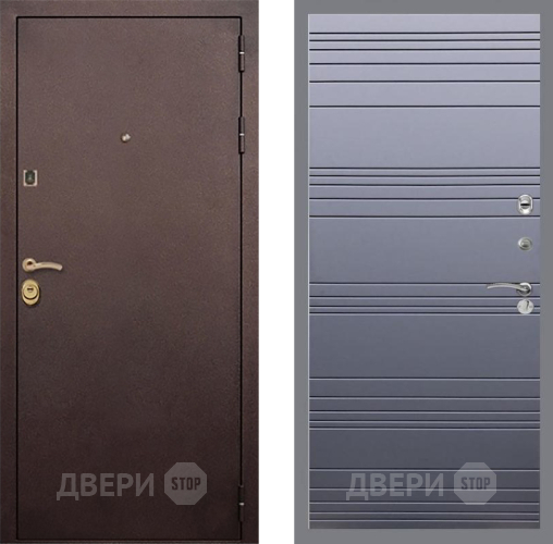 Дверь Рекс (REX) Лайт 3К Line Силк титан в Серпухове