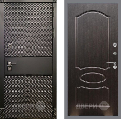 Дверь Рекс (REX) 15 Черный Кварц FL-128 Венге светлый в Серпухове
