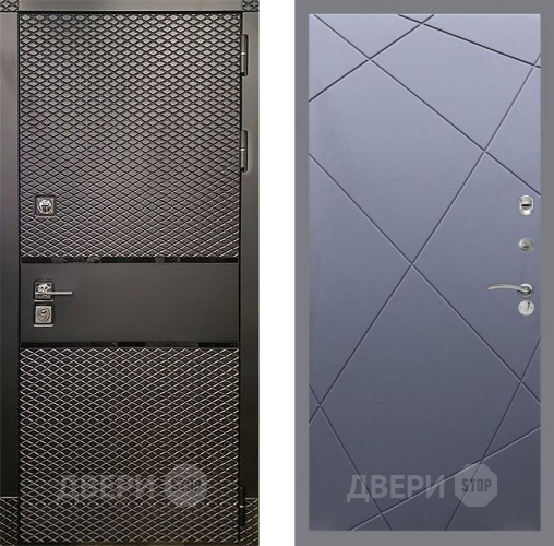 Дверь Рекс (REX) 15 Черный Кварц FL-291 Силк титан в Серпухове