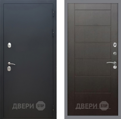 Дверь Рекс (REX) 5 Черный Муар Сити Венге в Серпухове