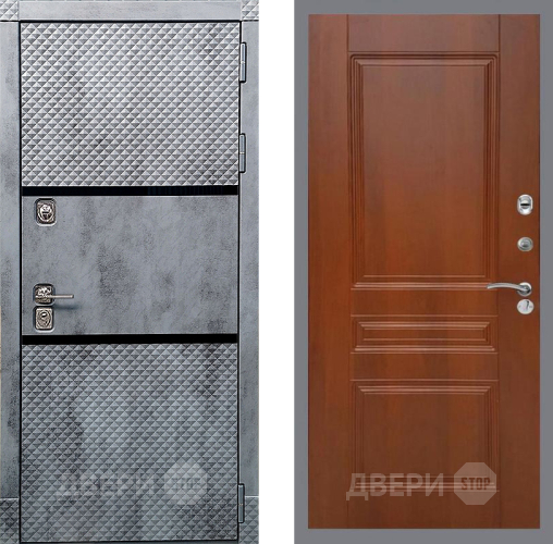 Дверь Рекс (REX) 15 Бетон Темный FL-243 Итальянский орех в Серпухове