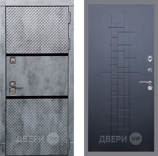 Дверь Рекс (REX) 15 Бетон Темный FL-289 Ясень черный в Серпухове