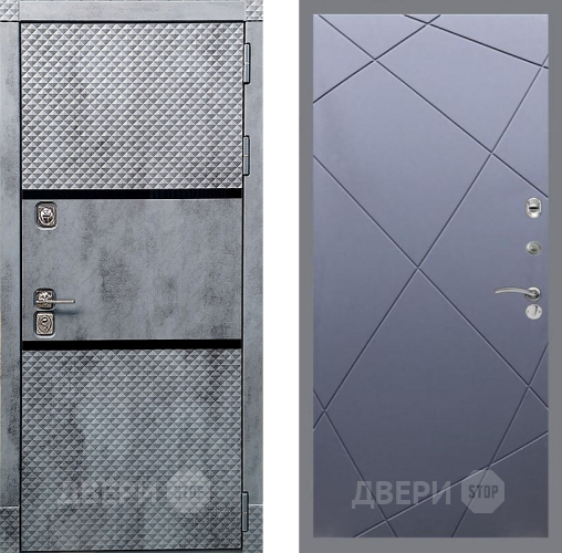 Дверь Рекс (REX) 15 Бетон Темный FL-291 Силк титан в Серпухове