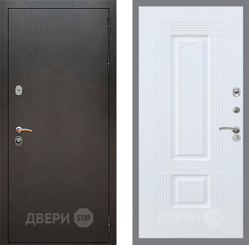 Дверь Рекс (REX) 5 Серебро Антик FL-2 Силк Сноу в Серпухове