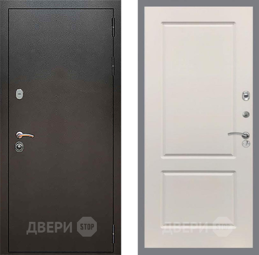 Входная металлическая Дверь Рекс (REX) 5 Серебро Антик FL-117 Шампань в Серпухове